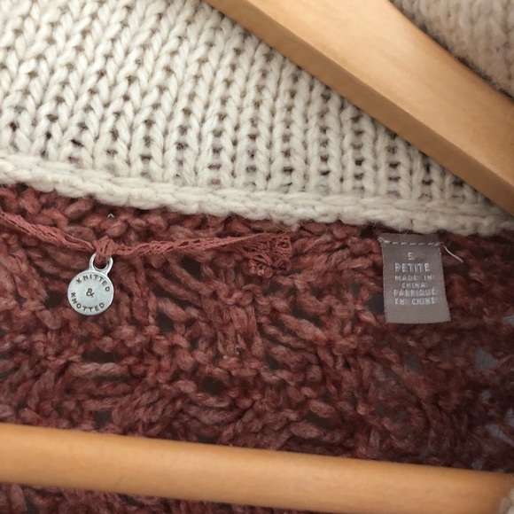 Anthropologie Knitted and Knotted shawl cardigan - Picture 3 of 5